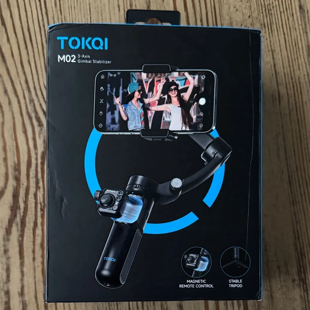 NIB TOKQI M02 3 axis gimble stabilizer